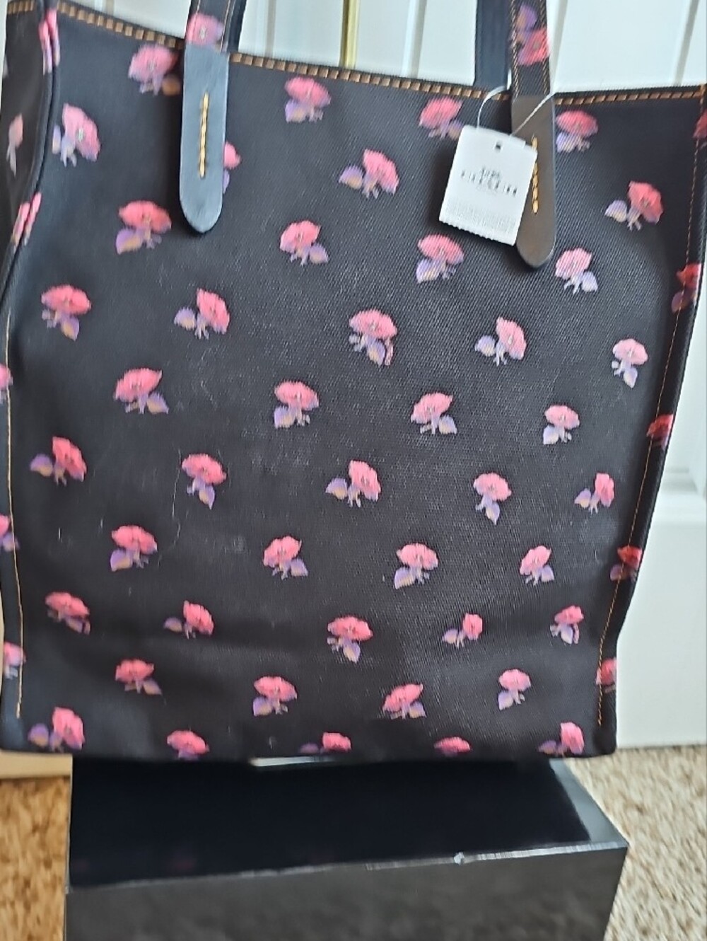 NWT Coach x Disney Sleeping Beauty Canvas Tote Bag | Dark Fairy Tale 32718 - Picture 7 of 11